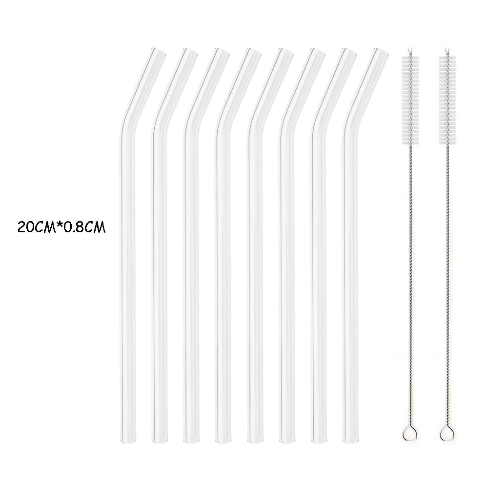 Glass Straw Set