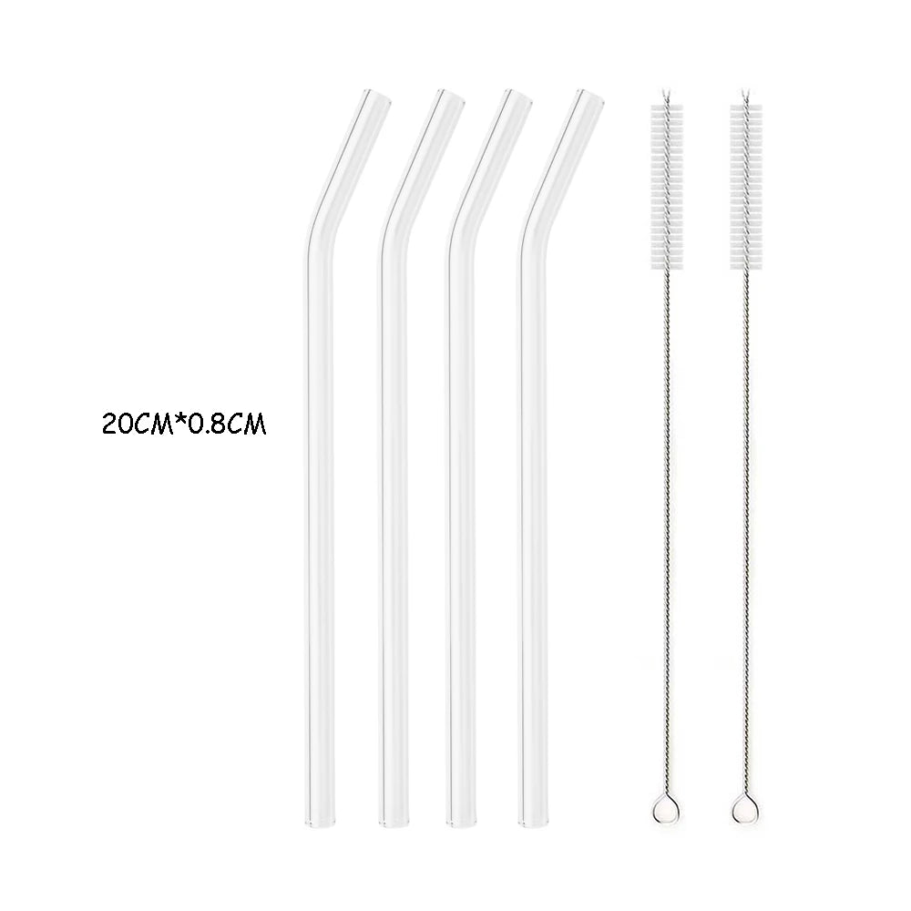 Glass Straw Set