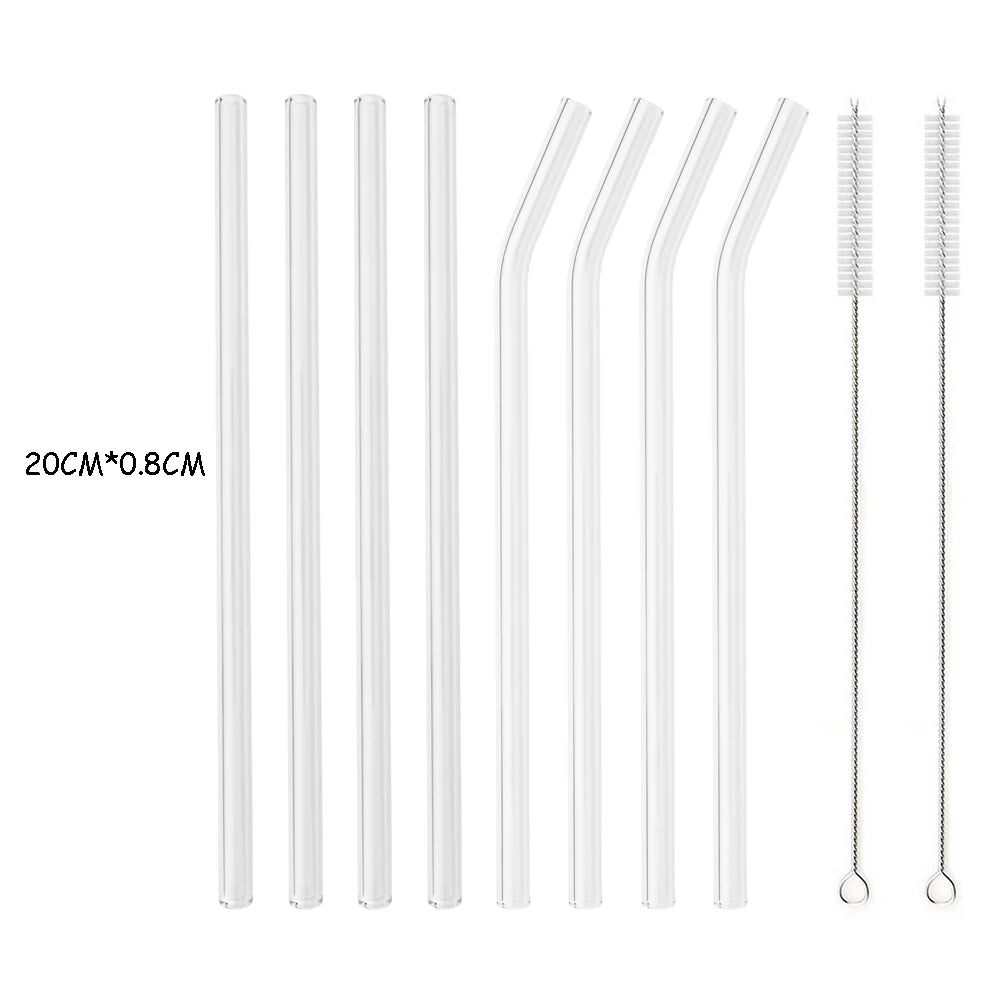 Glass Straw Set