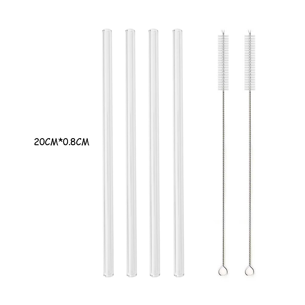 Glass Straw Set