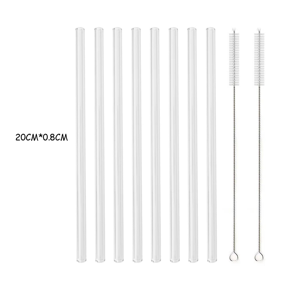 Glass Straw Set