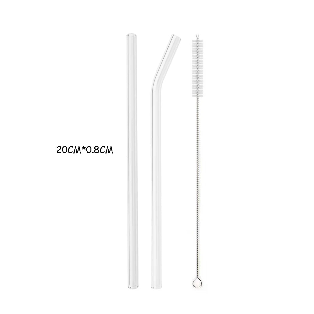 Glass Straw Set