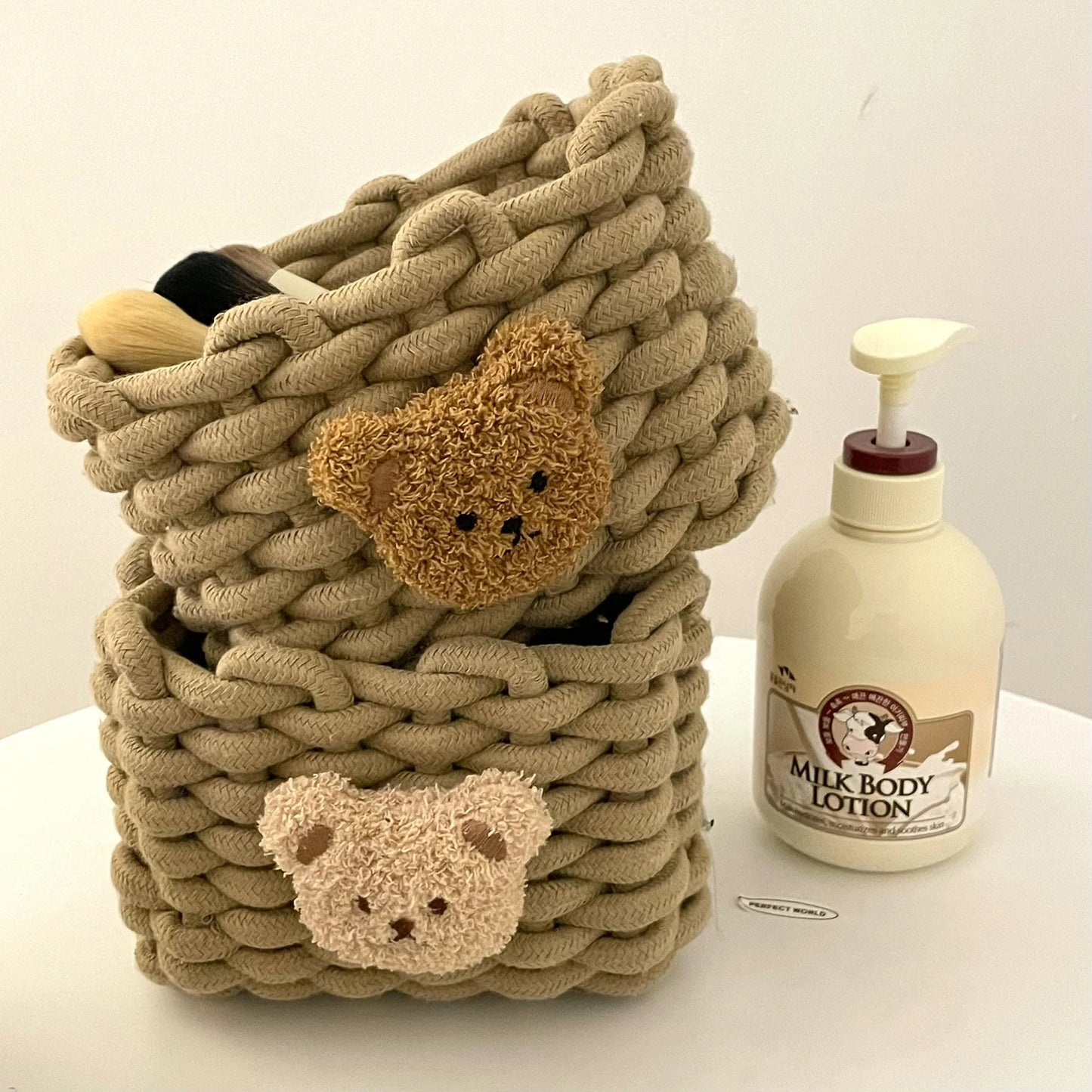 Handmade Cotton Storage Basket