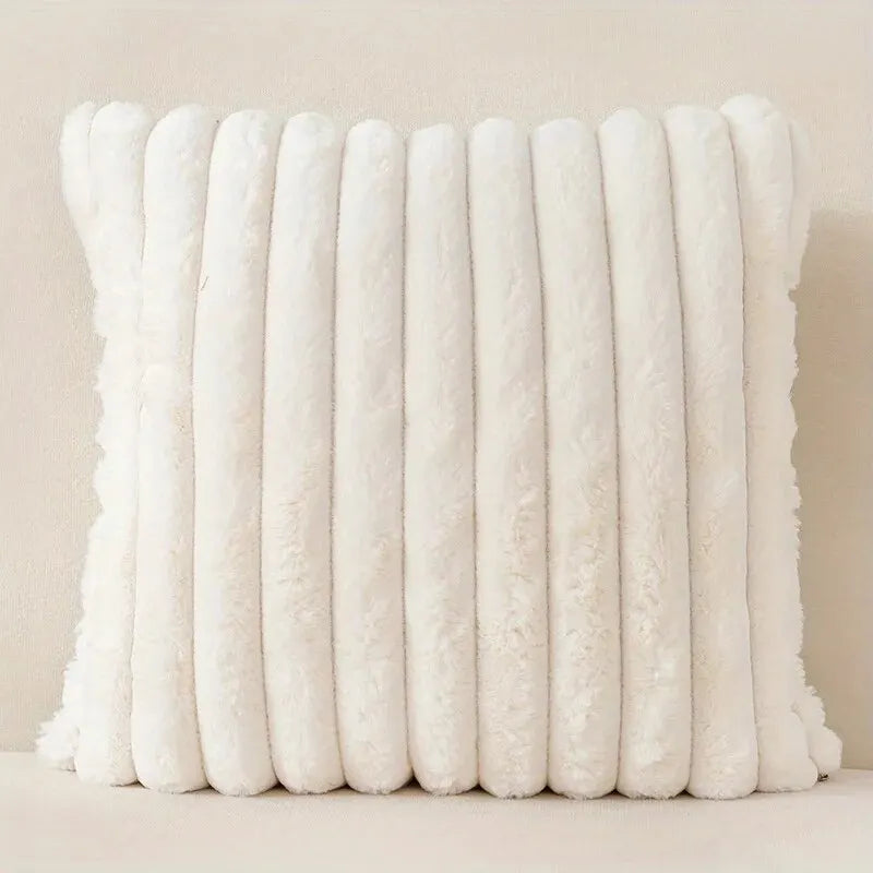 1pc Stripe Corduroy Pillow Case