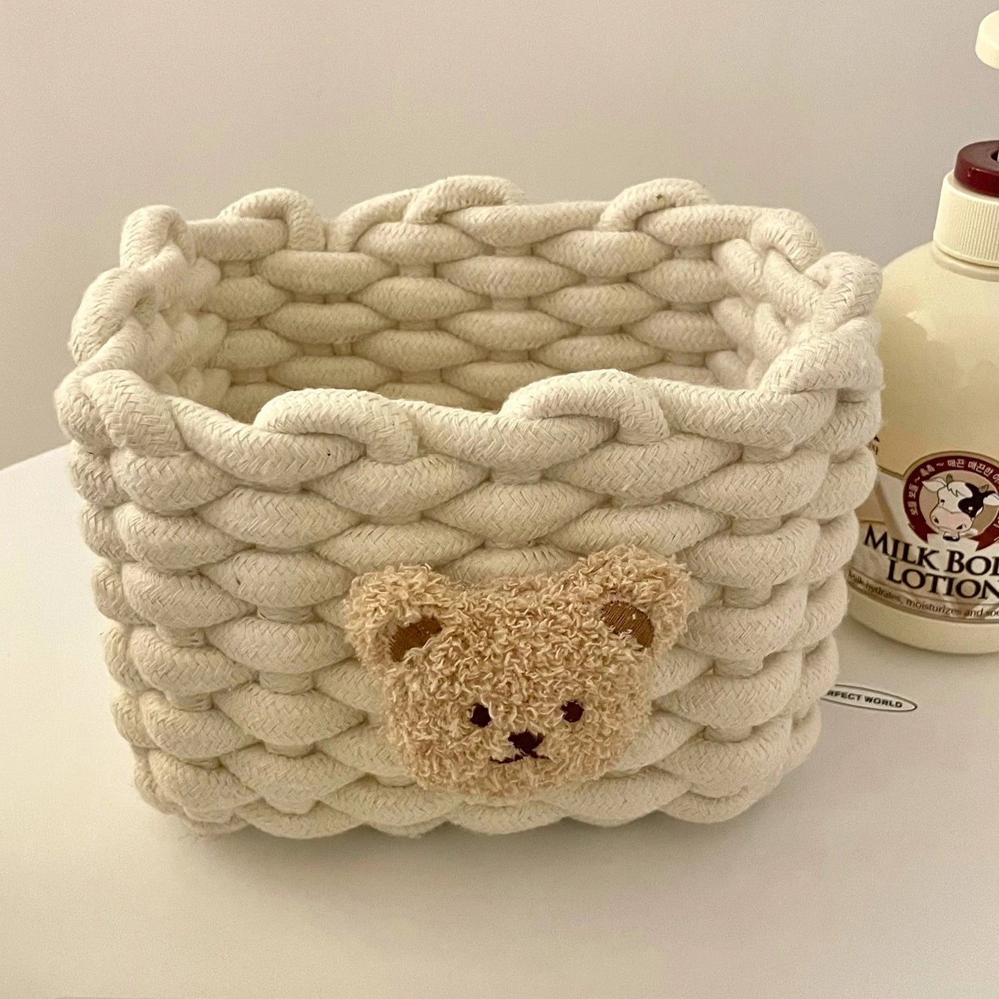 Handmade Cotton Storage Basket