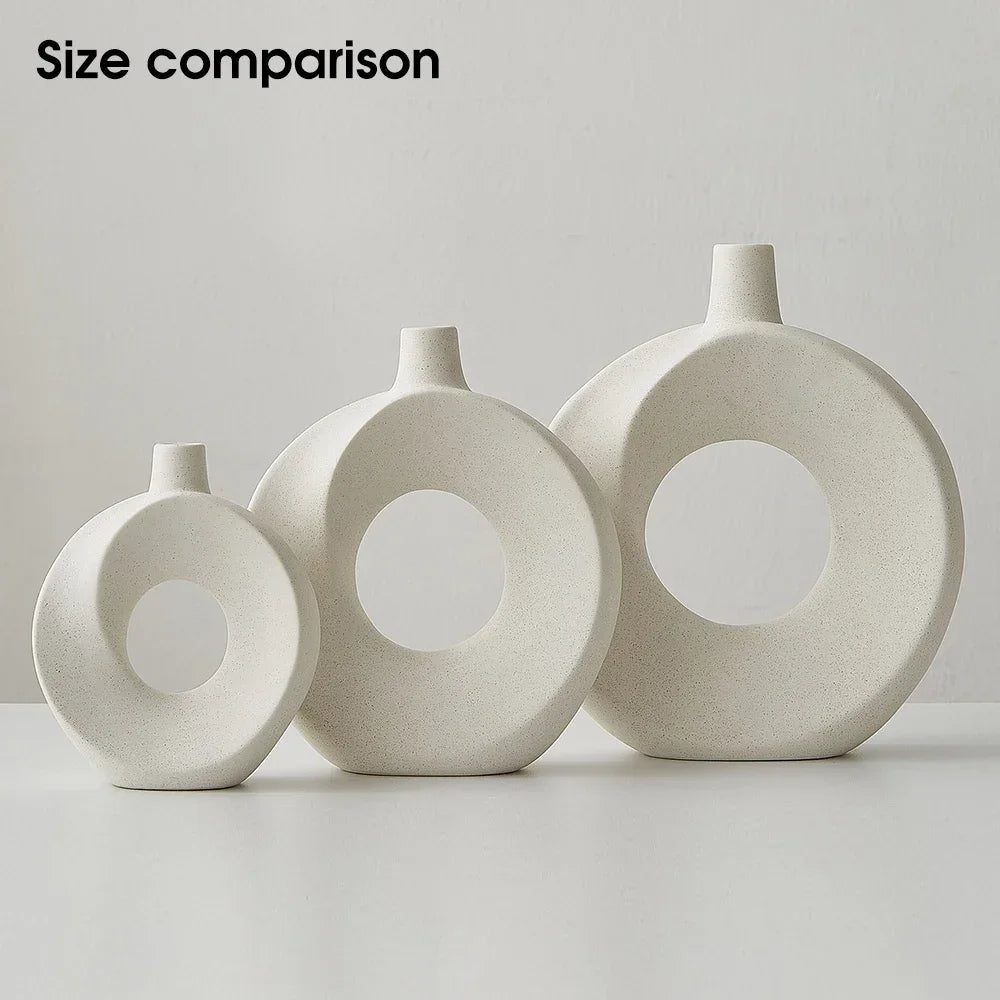 Creative Ceramic Vase White Vase