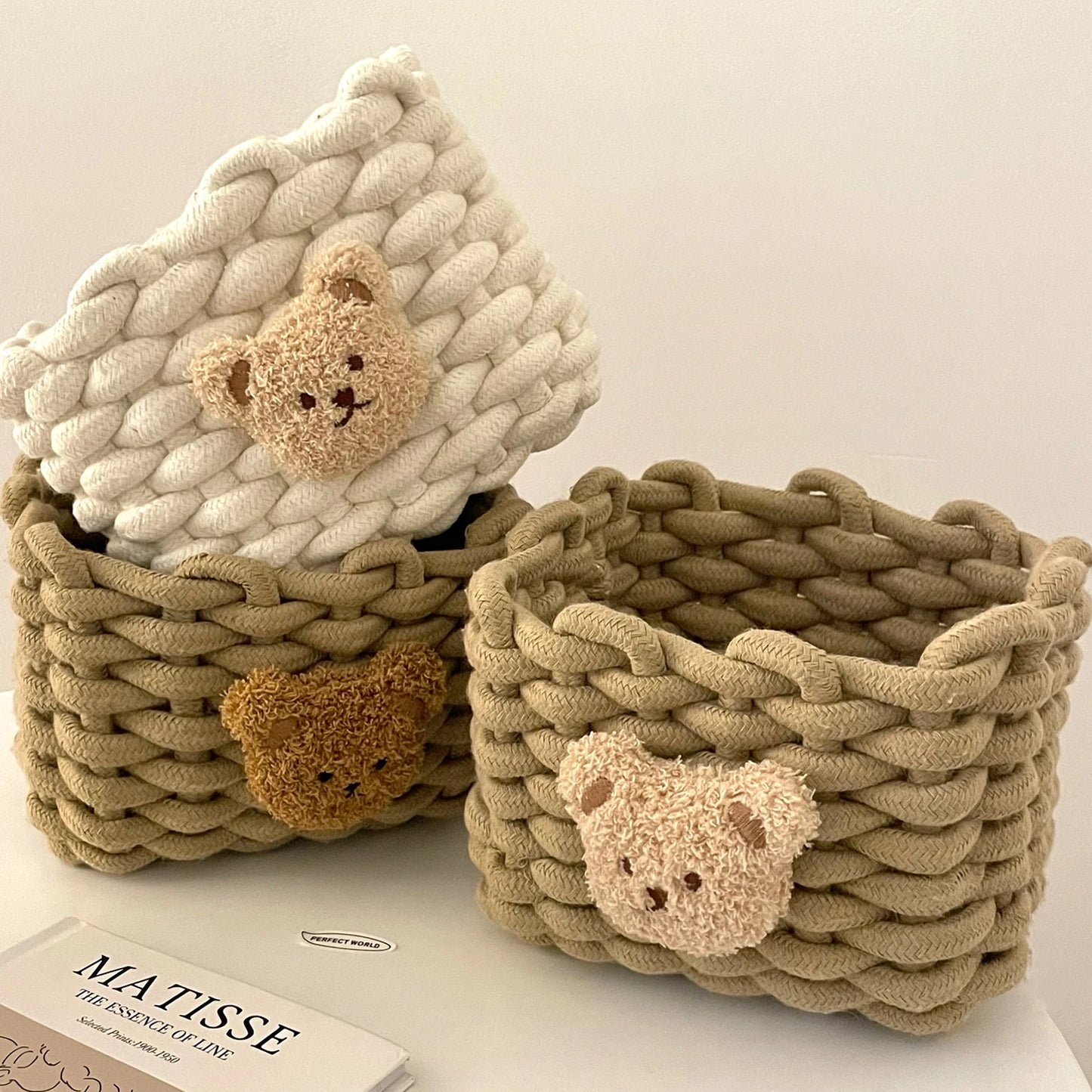 Handmade Cotton Storage Basket