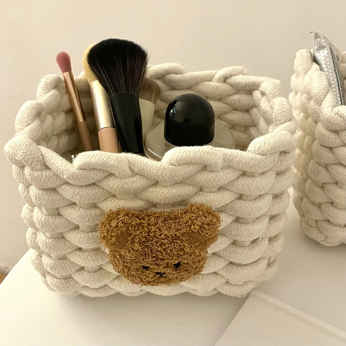 Handmade Cotton Storage Basket