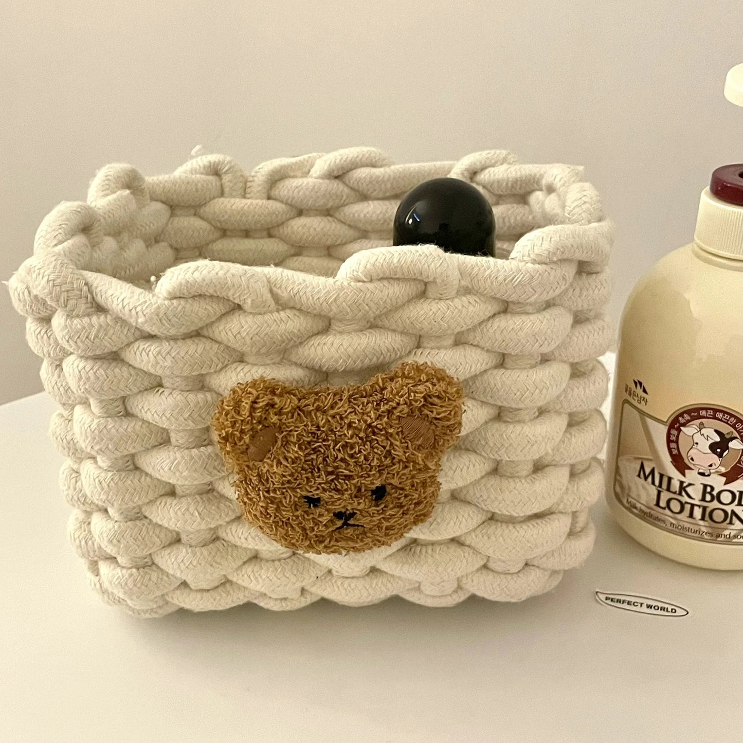 Handmade Cotton Storage Basket