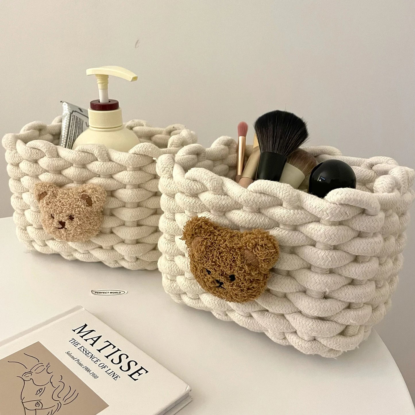 Handmade Cotton Storage Basket