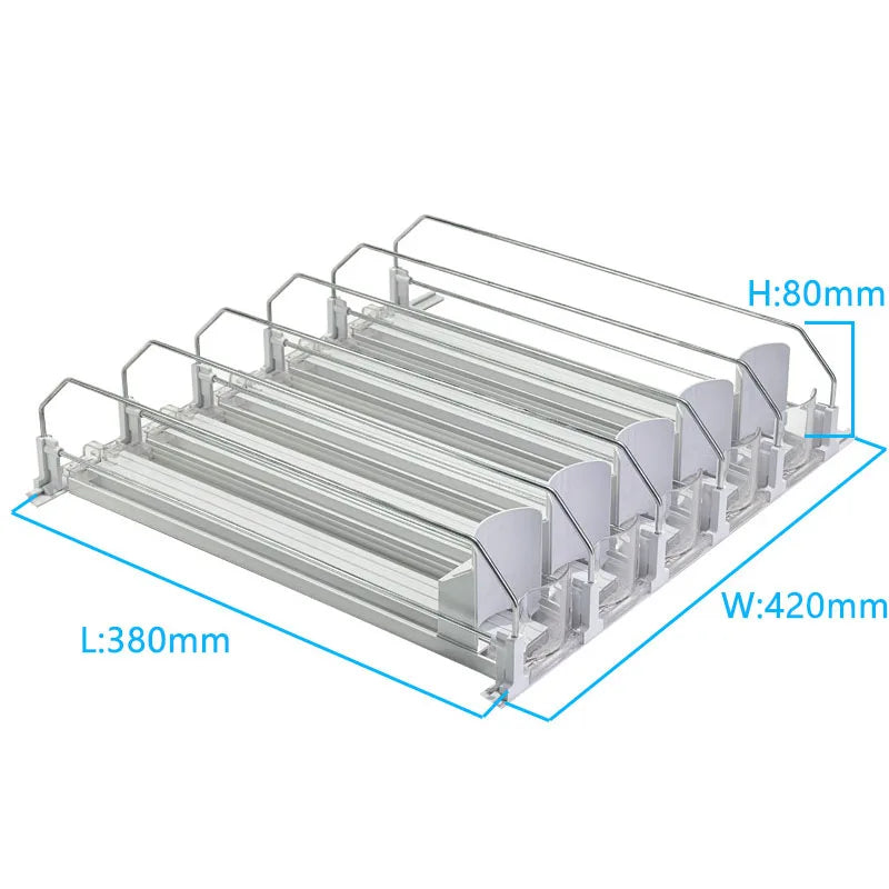 3/5grids Fridge Beverage Organizer