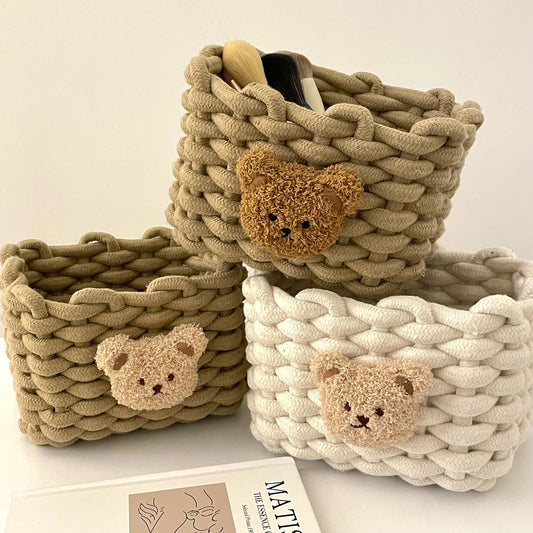 Handmade Cotton Storage Basket