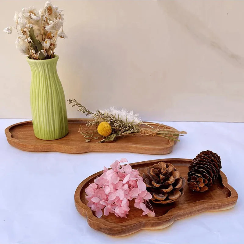 Wood Snack Plate