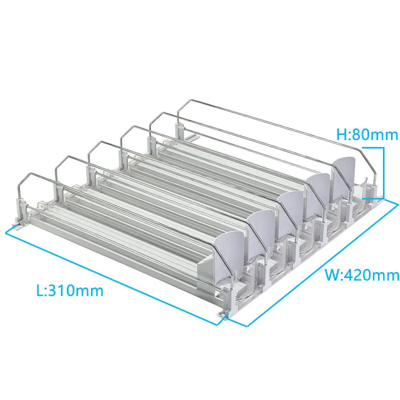 3/5grids Fridge Beverage Organizer