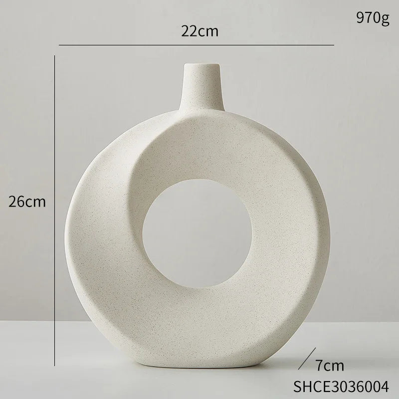 Creative Ceramic Vase White Vase