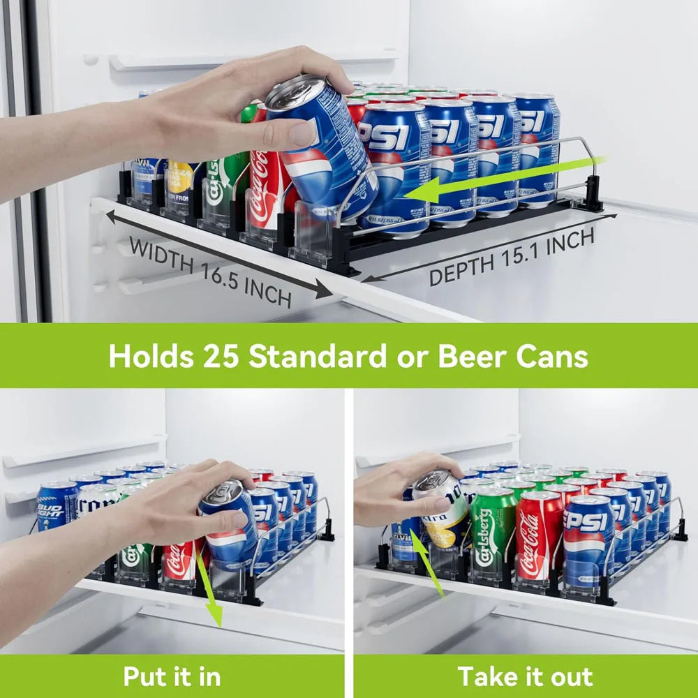 3/5grids Fridge Beverage Organizer