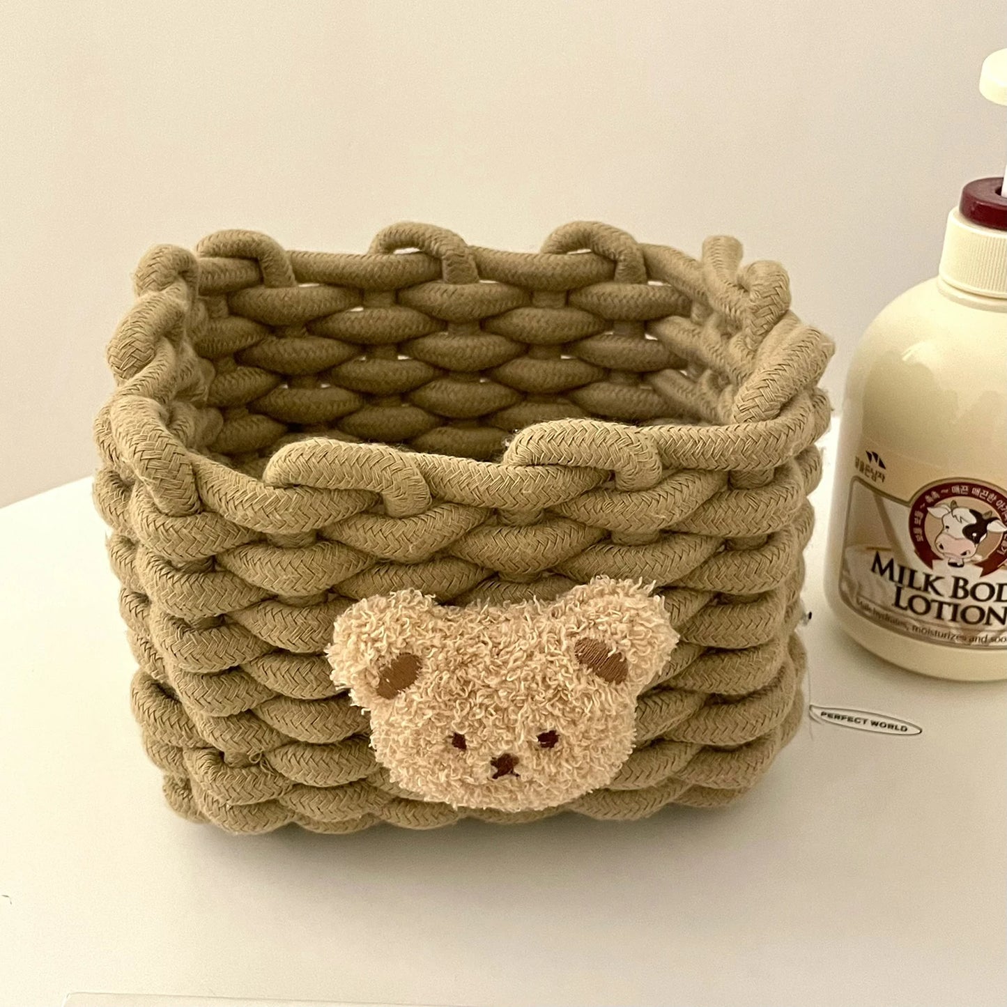 Handmade Cotton Storage Basket