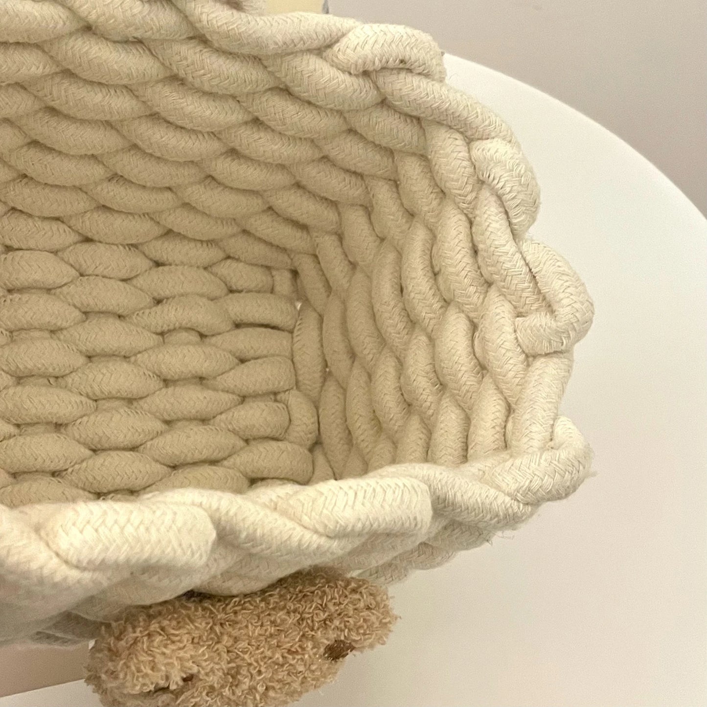 Handmade Cotton Storage Basket