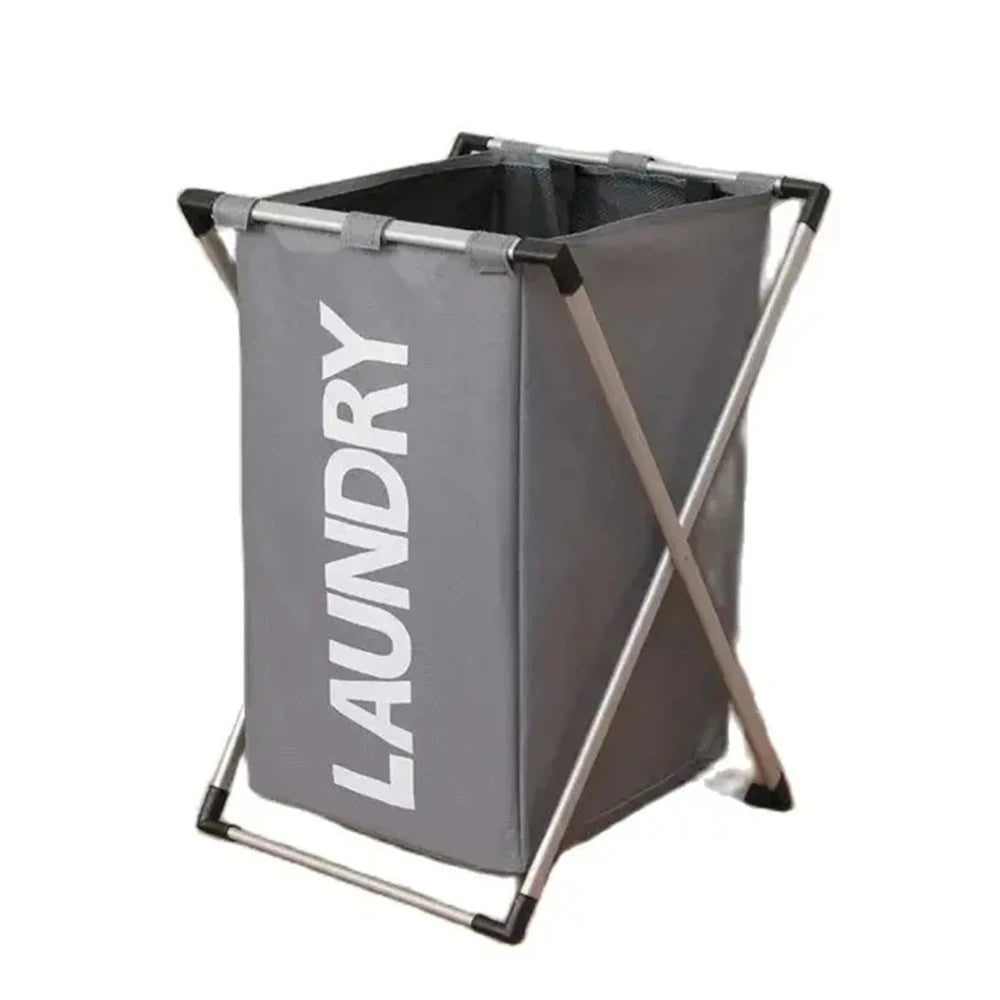 3 Grids Laundry Basket Foldable Dirty Clothes Organizer