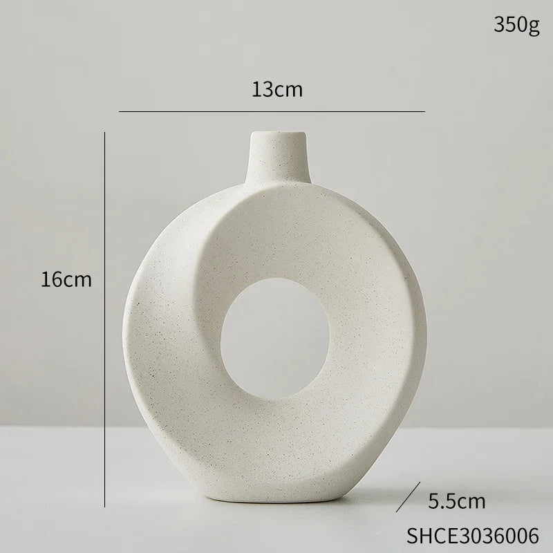 Creative Ceramic Vase White Vase