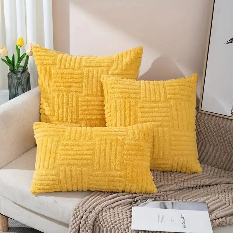 1pc Plush Pillow Covers