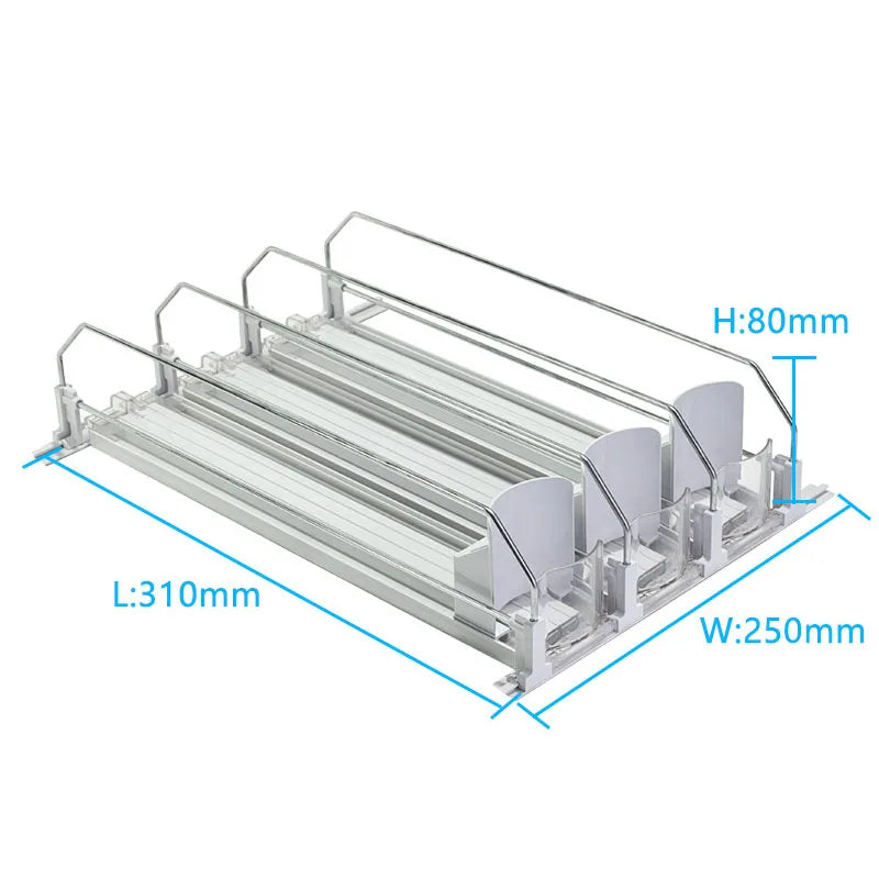 3/5grids Fridge Beverage Organizer